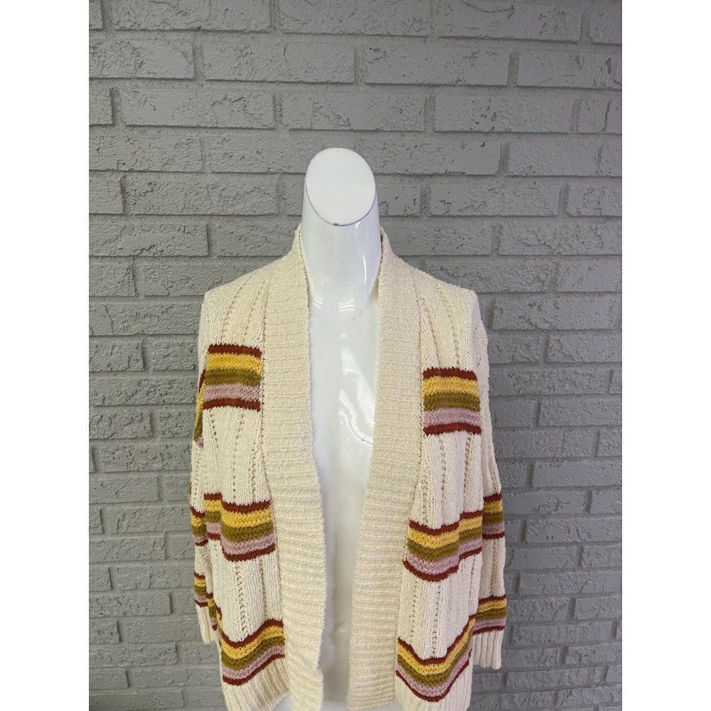 Madewell Multicolored Striped Cardigan / Sweater Size S